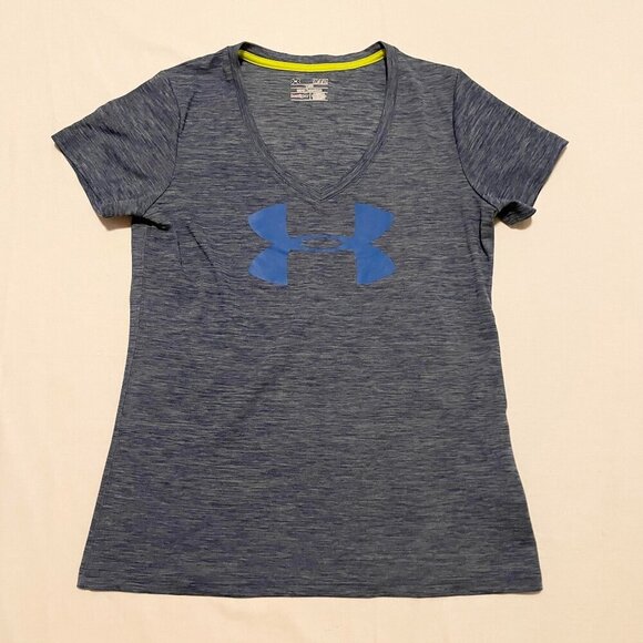 Under Armour Womens Shirt Size Small Heatgear Loose Tshirt Vneck - Picture 15 of 15
